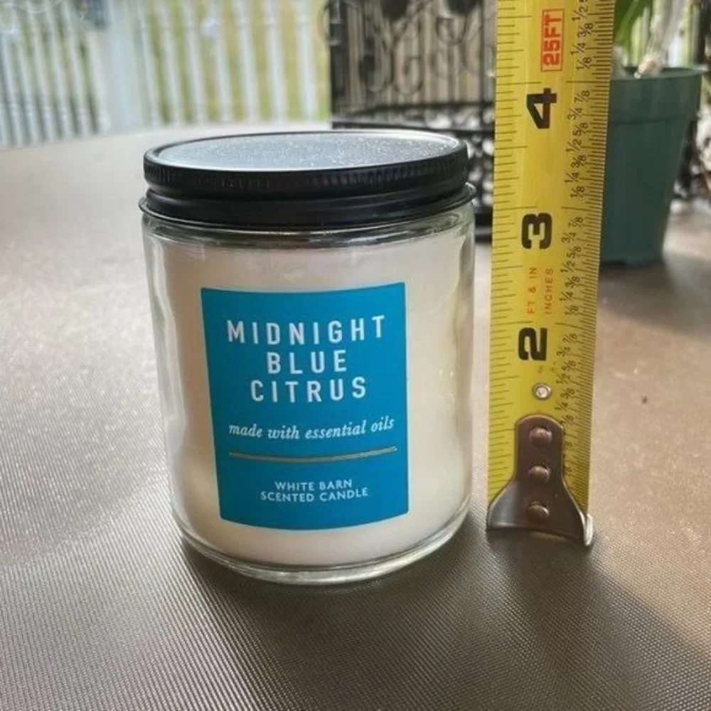 Bath & Body Works MIDNIGHT BLUE CITRUS Single Wick Candle
